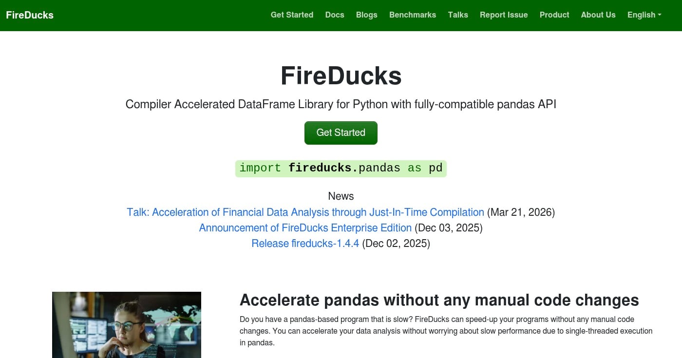 FireDucks homepage