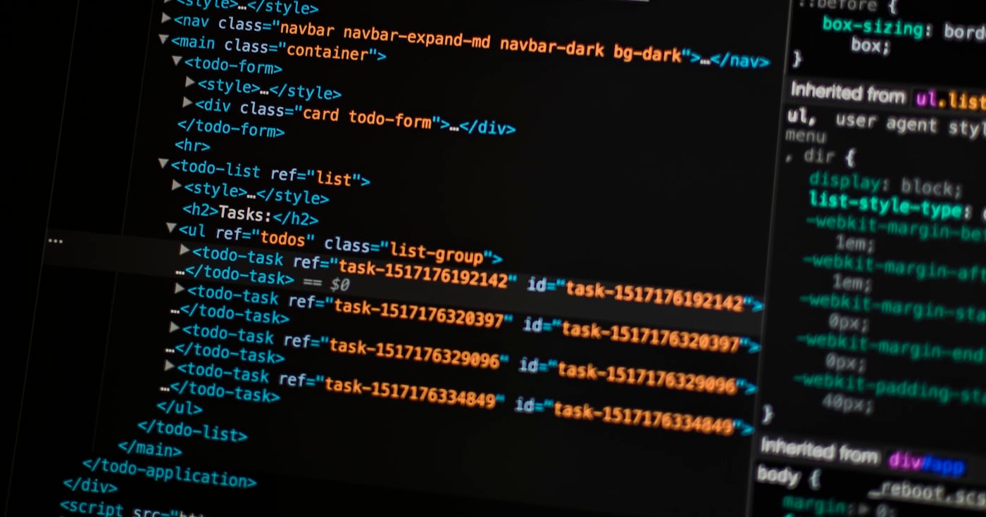 Python code displayed on a monitor — hero image for Ruff Python linter guide
